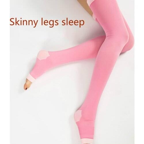 Thin Women Stockings Japan Korea Leg Shaping Breathing Legs Compressed Sleeping Stocking Running Fitness Nurse Sexy legs lot