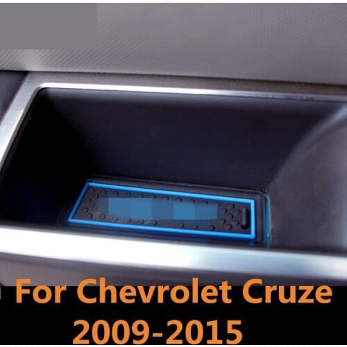 For Chevrolet Cruze 2009-2015 rubber mat door mat anti-slip Cup pad Interior decoration accessory styling Gate slot pad