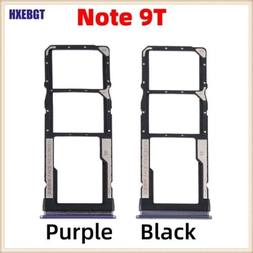 For Xiaomi Redmi Note 9T M2007J22G New Sim Card Tray SD Memory Card Slot Holder Adapter Smartphone Repair Parts