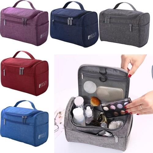 Travel Wash Bag Cosmetic Toiletry Make-up Storage Organizer Pouch Waterproof Hanging Cosmetic Bag Bathroom Wash Bag Makeup Case