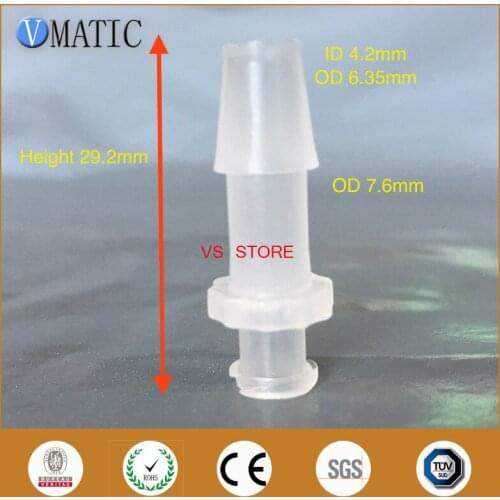High Quality Pack Of 10 X 1/4 Inch Barb Female Luer Lock Tapered Syringe Fitting (Polyprop) Luer Lock Tapered Connector