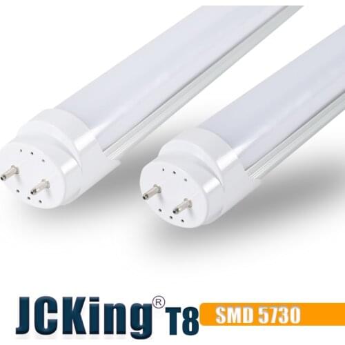 JCKing T8 SMD 5730 48 LEDs Tube light Bulb Lamp 86- 220V PVC LED Fluorescent Light 2Ft 60cm Fluorescent Incandescent Replacement