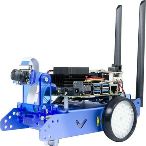 XiaoR Geek educational robot kit for kids JetBot AI Kit, AI Robot kit diy Based on Jetson Nano