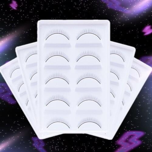 False Eyelashes Training Lashes for Eyelash Extensions Self-adhesive Practice Lashes Strip for Teaching Lashes Extensions