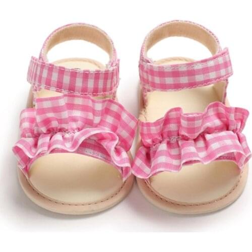 2020 New Brand Kid Toddler Baby Girl Sandals Party Princess Sandals Summer Ruffle Beach Shoes