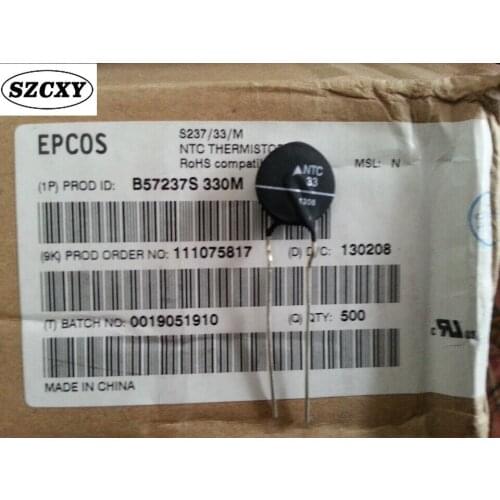 New and original 10PCS B57237S330M S237/33/M NTC33 NTC33D-15 thermistor