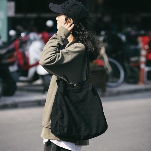 New Trend Female Bags Casual Shoulder Bag For Women Canvas Large Capacity Handbags Female Messenger Bag Solid Color Tote