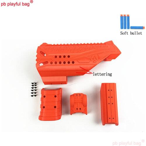 PB Playful bag Outdoor sports soft bullet gun elite calf launcher disillusionment set 3D printing material toy accessories OG19