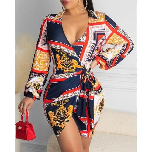 Dresses For Women Casual Long Sleeve 2021 Sexy Dresses Womens Summer Holiday Sundress Floral Long Dress Tunics Robe Femmle