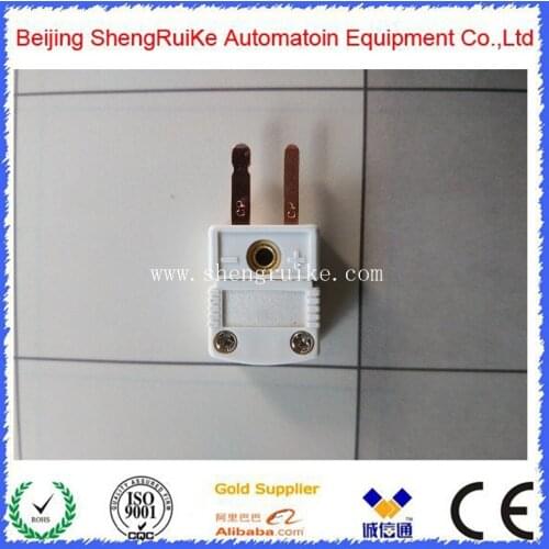 White Color Flat pin Male and Female RTD Connector