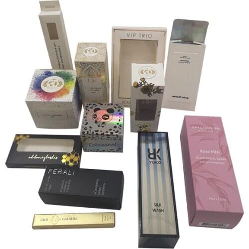 Custom Luxury Face Skin Care Cream Empty Cosmetic Packing Paper Boxes