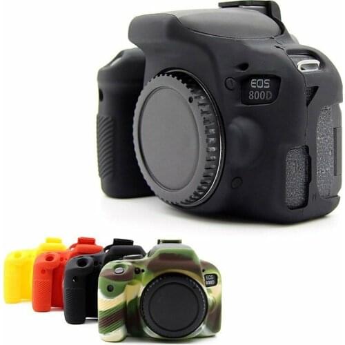 Shockproof Camera Case Silicone Cover Bumper Armor Protector For Canon EOS 800D