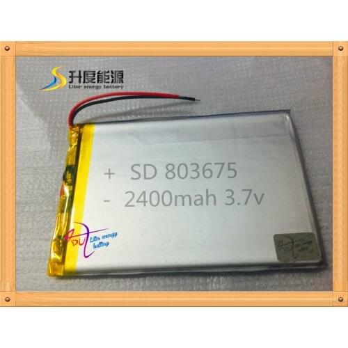 SD 803675 trimble gps battery 3.7v 2400mah polymer battery