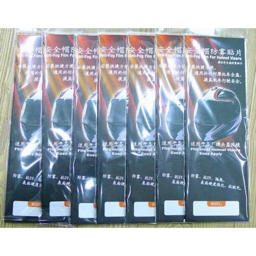 Specialty motorcycle helmet lens Anti-fog film antifog patch motorbike helmet lens transpqrent anti-fog patch Free size