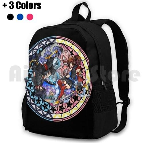 Azalea And Sirius Landing Outdoor Hiking Backpack Riding Climbing Sports Bag Kingdom Hearts Square Enix Will Of Past Video Games