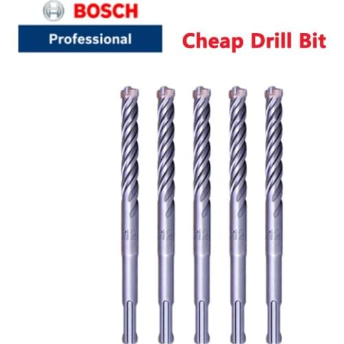Drill Bit Bosch Four-Pit Electric Hammer Drill Bit 5 Series Four-Blade Round /Square Shank Drill Bits Can Drill Concrete Walls