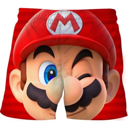 Funny 3D Cartoon boys pants Novel classic Game cosplay Girls Boys Shorts Summer Teenage Kids Clothes Baby Beach Swimming