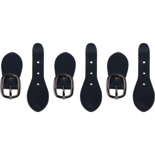 3 Pieces Sew On Leather Snap Buckle Sewing Fastener Repair Replacement Black 4.0 x 0.87 inch