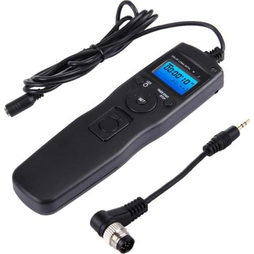 LCD Time Lapse Intervalometer Shutter Release Digital Timer Remote Controller with N8 Cable for NIKON D800 D700 D3X D300 Camera