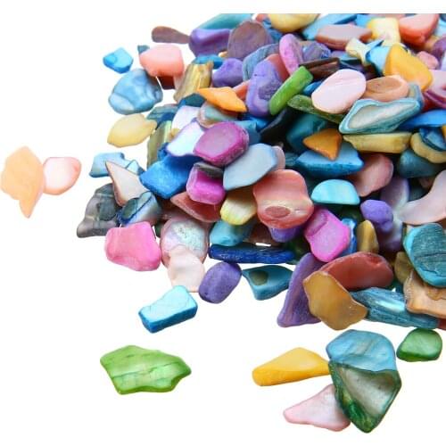 100g Glass Mosaic Tiles Irregular Shape Multicolor Crystal Translucent Shell Fragments DIY Craft Mosaic Making Oraments Decor