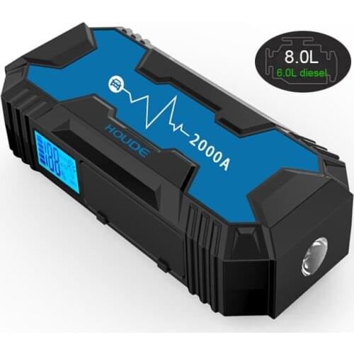 12V /24V Portable Car Battery Pack Emergency Jump Starter Booster with Smart jumper cable Smart Jumper Clamp