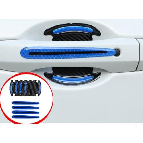 3D Car Reflective Sticker Car door handle door bowl Cover Accessories for Ford Focus Fusion Escort Kuga Ecosport Fiesta