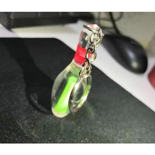 500pcs Bowling keychain individual package transparent color bowling pin free shipping