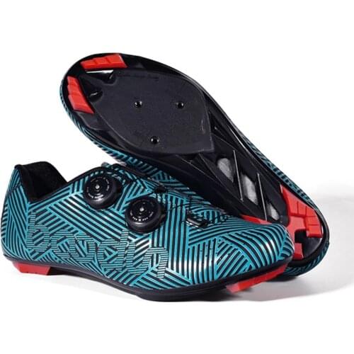 Boodun High Quality Road Cycling shoes mens mountain road lock shoes lock pedal set hard bottom bicycle bicycle shoes