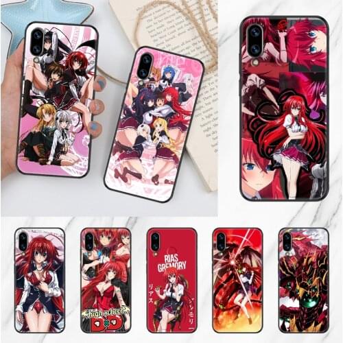 Anime High School DxD Rias Gremory Phone case For Huawei Honor 6 7 8 9 10 10i 20 A C X Lite Pro Play black 3D waterproof art