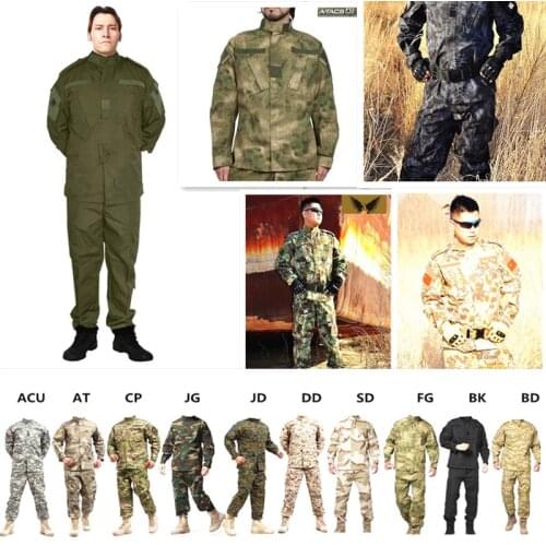CS Paintball Suit,Combat BDU Uniform,Military Uniform bdu,Hunting Suit,Wargame,Jacket+Pants Set Tactical Jacket 13 Colors
