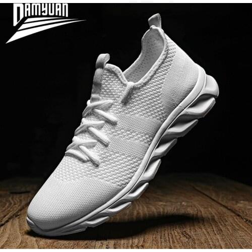 Damyuan Men Casual Shoes Men Sneakers Brand Men Shoes Loafers Slip On Male Mesh Flats Big Size Breathable Spring Autumn Summer