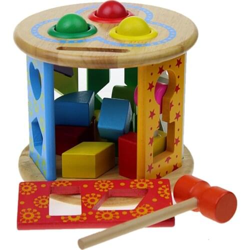 Wooden Hammering Toy for 1 Year Old Baby Preschool Early Learning Presents