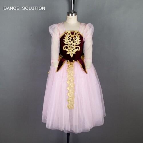 Child & Adult Ballet Costumes Romantic Pink Dance Tutu Ballerina Dress Professional Dancewear For Stage Performance Outfit 18580