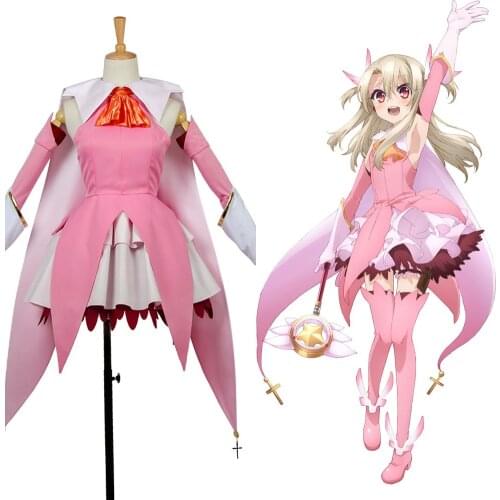 Fate/kaleid liner cos Illyasviel von Einzbern cosplay costume full set 2021LL New