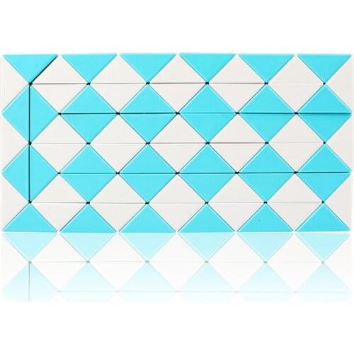 QIYI 72 Blocks Magic Ruler Cube Multicolor Strange-shape Education Puzzle Children Puzzle Magic Snake Cubes Kids Toys Gift