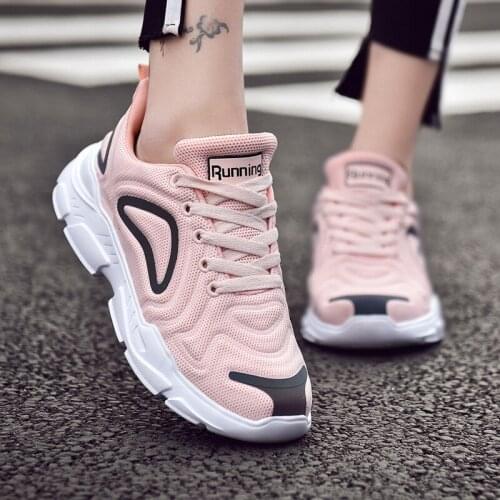 Urbutifo Summer Women Sneakers Shoes Plus Size Unisex Flat Light Running Shoes Women Outdoor Breathable Mesh Lady Sneakers