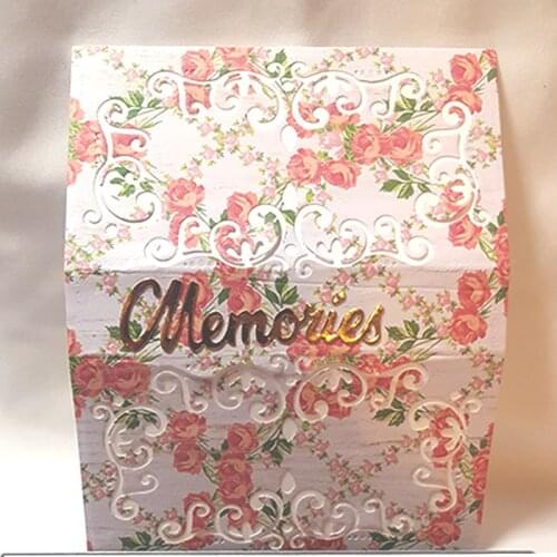 Christmas Card Border Metal Cutting Dies For DIY Scrapbooking Album Paper Cards Decorative Crafts Embossing Die Cuts 2021 New