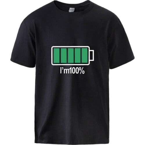 Mens Tops 100% Electricity Print Summer Tees Short Sleeve Loose Casual T shirts Short Sleeve O-Neck Top Vintage Tees Plus Tee