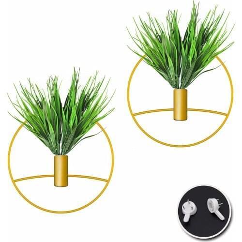 Wall-Mounted Flower Tube Wall Metal Vase For Flower Display Holder Wall Vase Used For Decoration Living Room