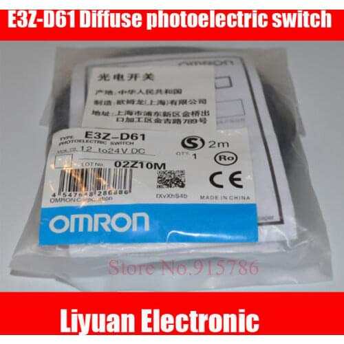 NEW E3Z-D61 Diffuse photoelectric switch for OMRON