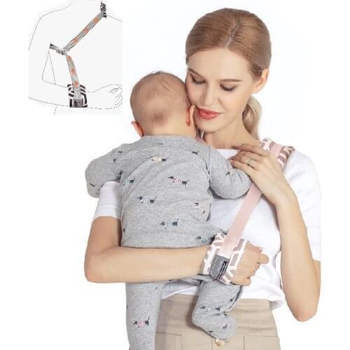 Baby Carrier Kangaroo Sling Wrap Portable Infant Soft Breathable Adjustable 0-36 Months Ergonomic Travel One-handed Holding