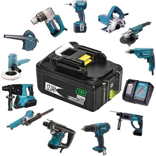 3PCS 18V 12000mAh 12.0Ah RechargeableFor Makita Power Tools Battery with LED Li-ion Replacement LXT BL1860B BL1860 BL1850