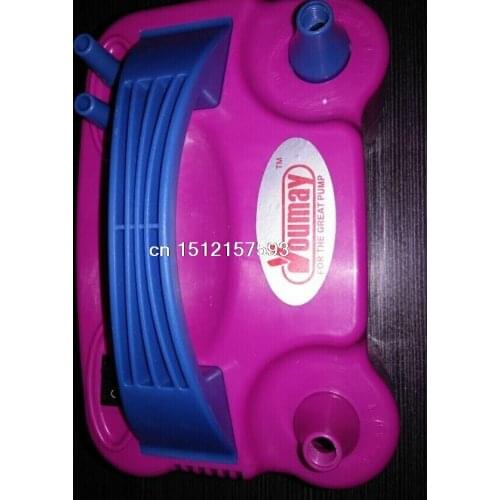 Portable High Power Color Air Blower Electric Balloon Inflator Pump Two Nozzle