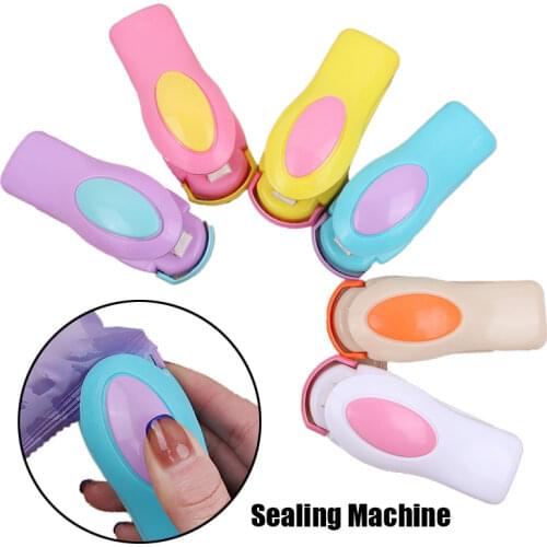 Portable Food Clip Heat Sealing Machine Kitchen Accessories Snacks Food Plastic Storage Bags Heat Sealer Sealing Packaging Tools