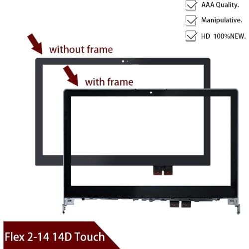 14 inch With frame bezel replace For Lenovo Flex 2-14 Flex 2 14 14D Tablet Touch Screen Panel Digitizer Glass Sensor Replacement