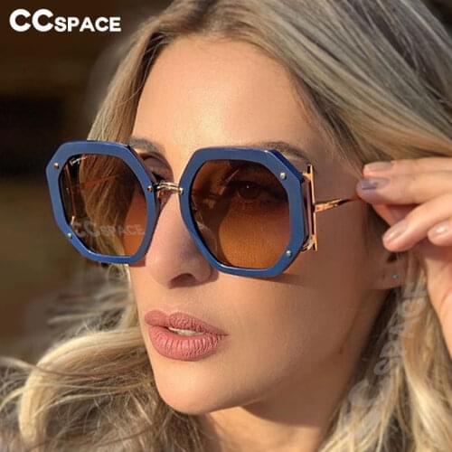 48154 The New Brand Design Square Luxury Sunglasses Men Women Fashion Shades UV400 Vintage Glasses