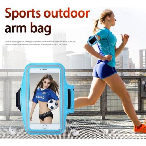 Sports Outdoor Arm Bag Fitness Mobile Phone Armband Touch Screen Mobile Phone Arm Bag For 4-6 Inch Mobile Phones