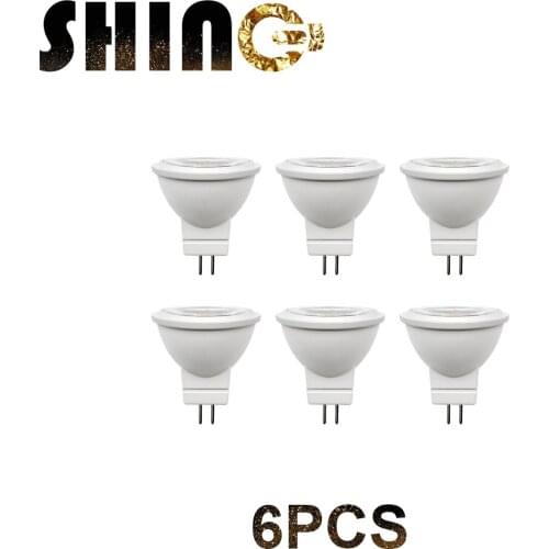 6pcs Mr11 Led Bulb Spotlight Ac Dc 12v 2835 Smd 3w Warm White For Ceiling Lights Replace Halogen Lamp 20w Energy Saving