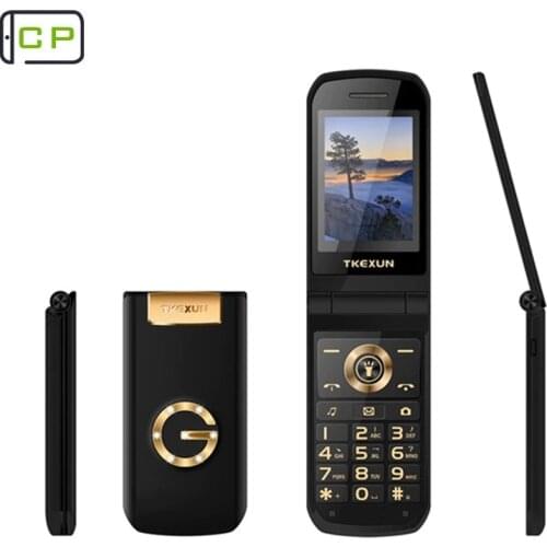 TKEXUN G9000 Women Flip Phone With Camera 2.4 inch Touch Screen Dual Sim Card Luxury Push-botton Mobile Phone