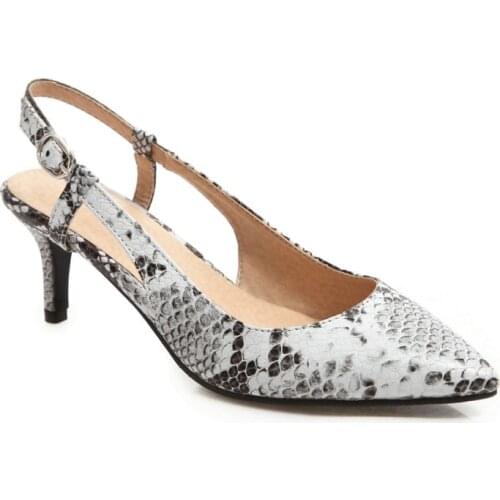 Big Size 9 10 11 12 13 14 15 16 17 ladies high heels women shoes woman pumps Pointed hollow-out single-heeled shoes